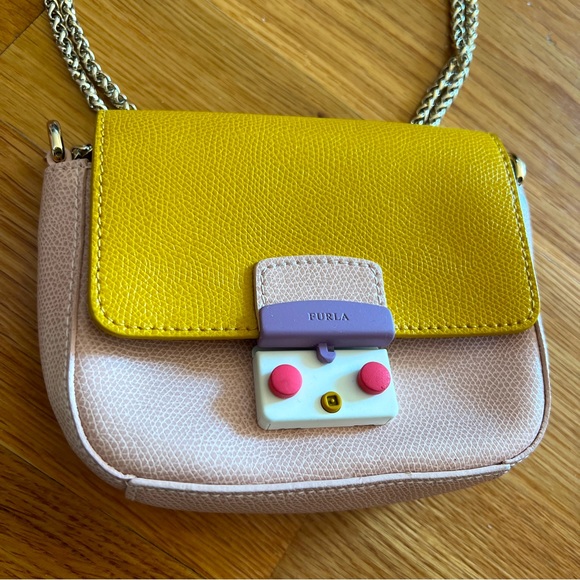 Furla Metropolis Leather Mini Crossbody Bag - Picture 1 of 13